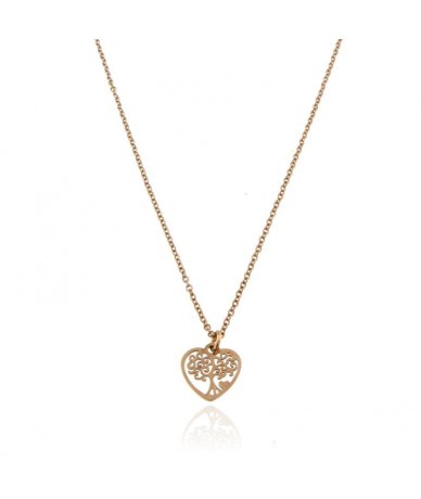 Collana con cuore albero...