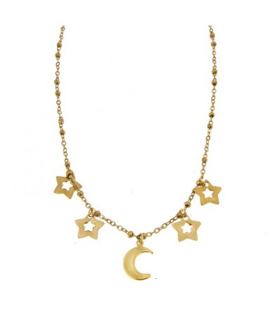 Collana in acciaio inox con...