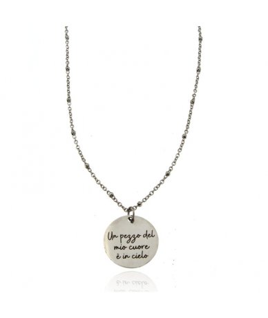 Collana con tondo inciso...