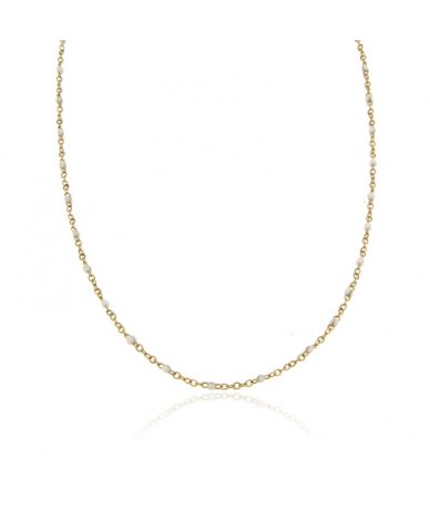 Collana in acciaio inox...