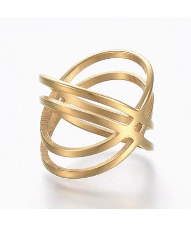 Anello fascia larga ad...