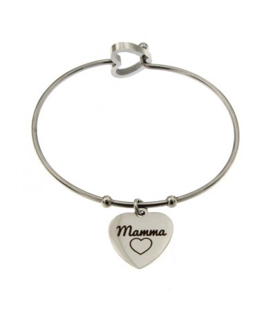 Bracciale rigido in acciaio...