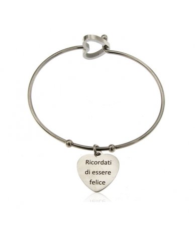 Bracciale rigido in acciaio...