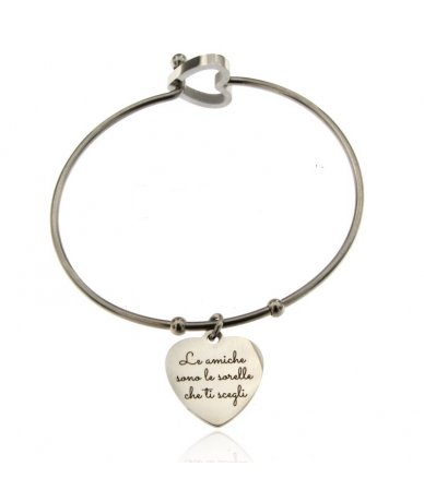 Bracciale rigido in acciaio...