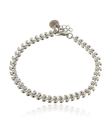 Bracciale maglia chevron in...