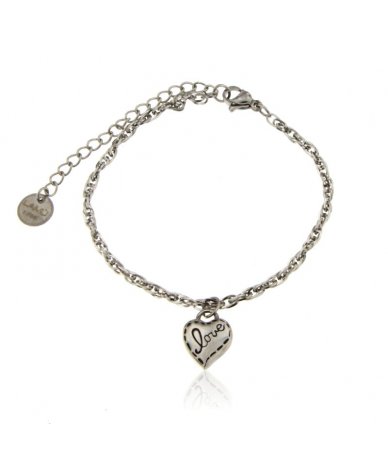 Bracciale acciaio inox con...