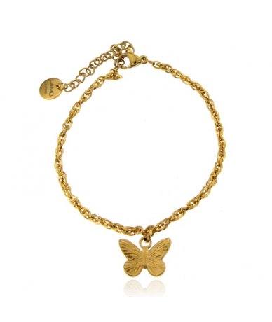 Bracciale in acciaio oro...