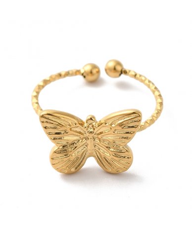 Anello farfalla in acciaio...