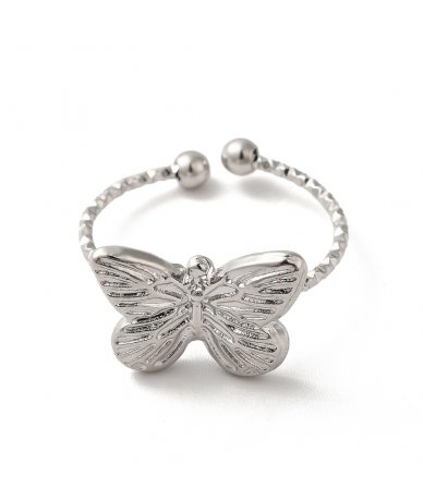 Anello farfalla in acciaio...