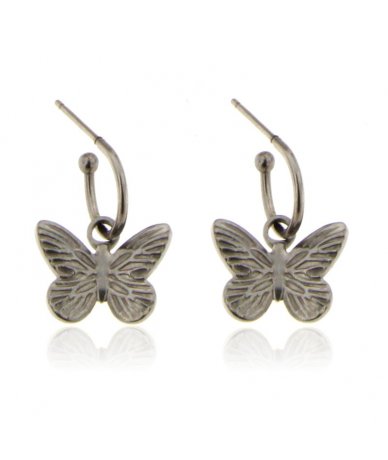 Orecchini cerchi in acciaio...