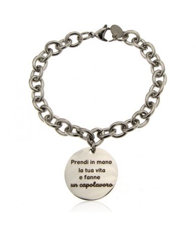 Bracciale inciso "Prendi in...