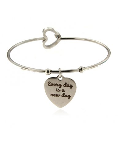 Bracciale rigido in acciaio...