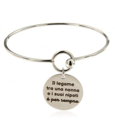 Bracciale rigido inciso "Il...
