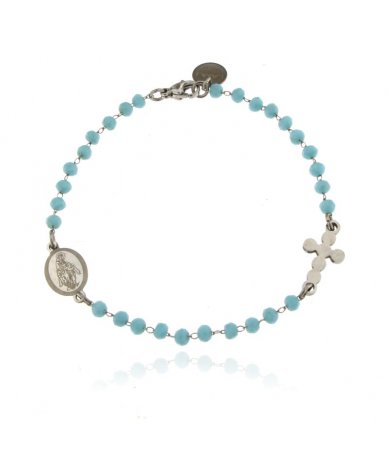 Bracciale rosario catena in...