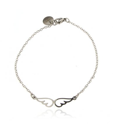 Bracciale con ali di angelo...