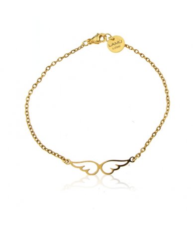 Bracciale con ali di angelo...