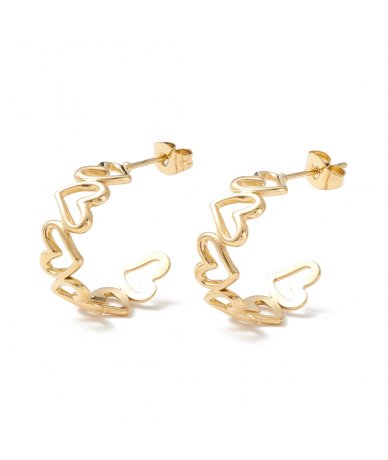 Orecchini cerchi con decoro...