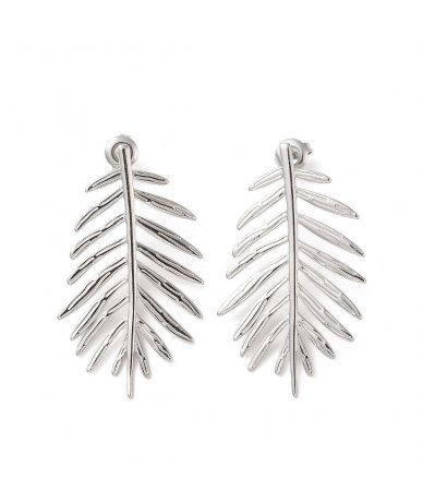 Orecchini foglie grandi in...