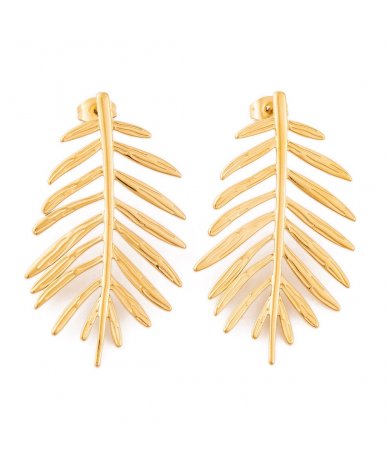Orecchini foglie grandi in...