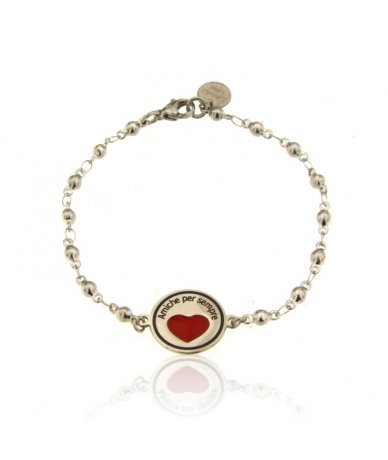 Bracciale catena sfere con...