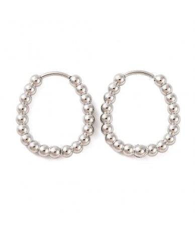 Orecchini cerchi ovali con...