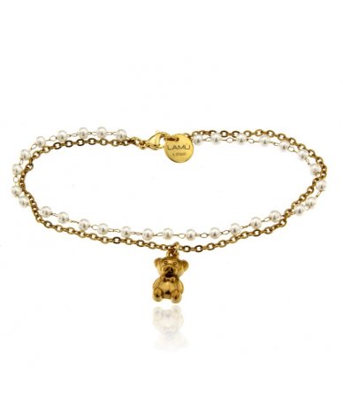 Bracciale doppio in acciaio...