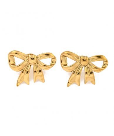 Orecchini a lobo fiocco...