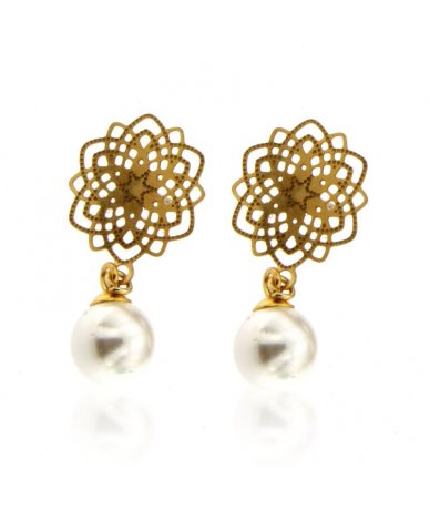 Orecchini fiore filigrana...