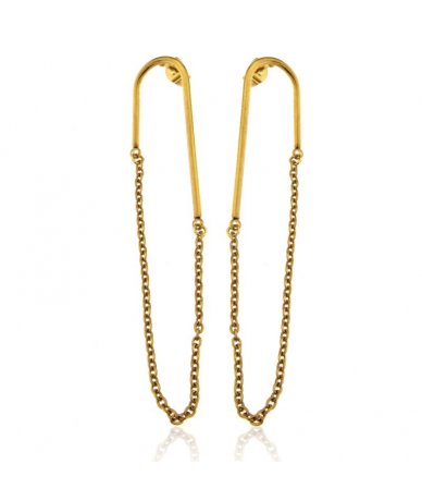 Orecchini lunghi semi...