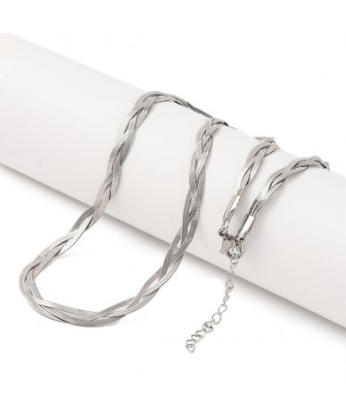 Collana tripla catena spina...