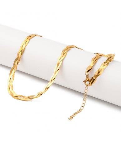 Collana tripla catena spina...