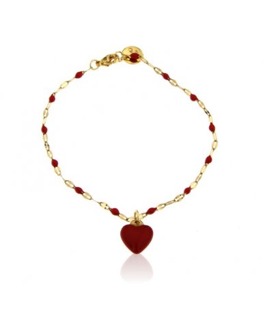 Bracciale con charm cuore...