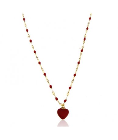 Collana con charm cuore...