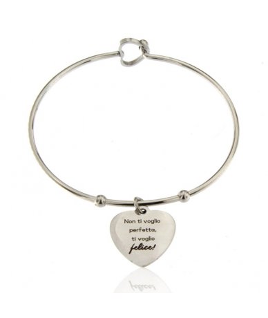 Bracciale rigido in acciaio...