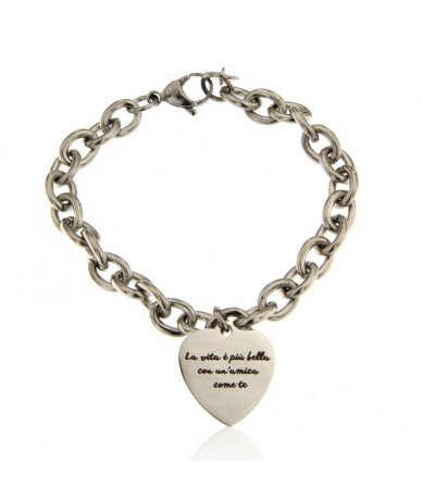 Bracciale in acciaio inox...