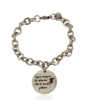 Bracciale inciso "Segui...