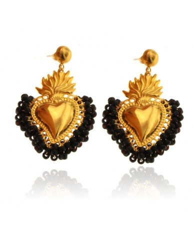 Orecchini pendenti cuore...