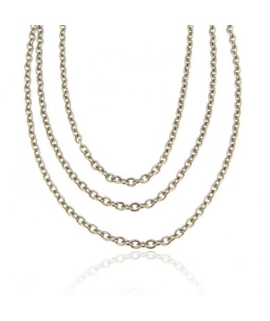 Collana catena multifilo in...