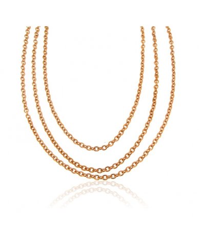 Collana catena multifilo in...