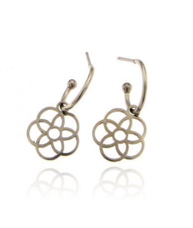 Orecchini cerchi in acciaio...
