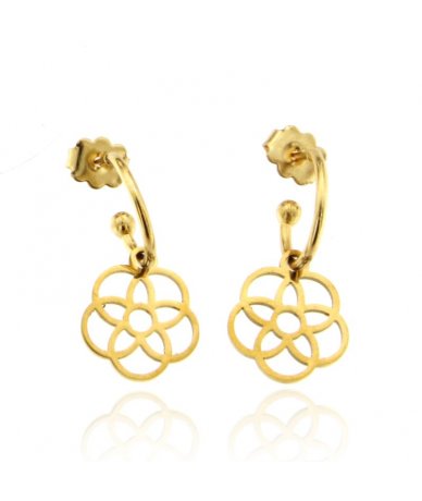 Orecchini cerchi in acciaio...