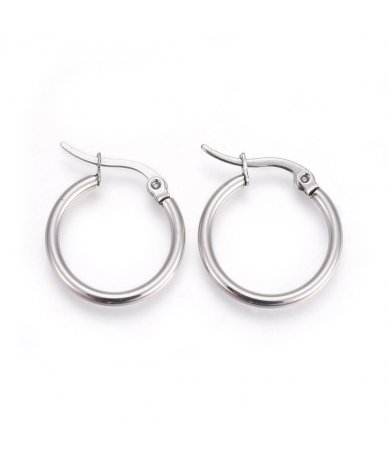 Orecchini cerchi in acciaio...