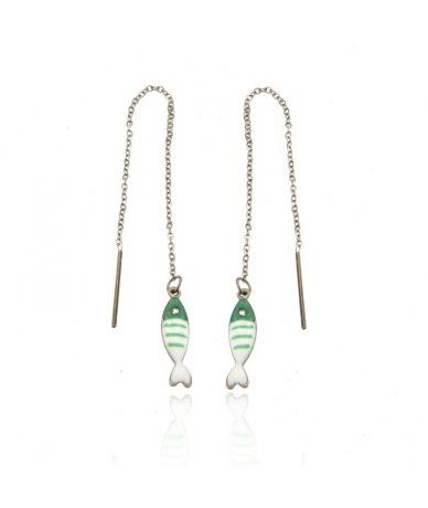 Orecchini lunghi saliscendi...