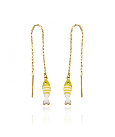 Orecchini lunghi saliscendi...