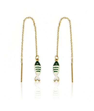 Orecchini lunghi saliscendi...