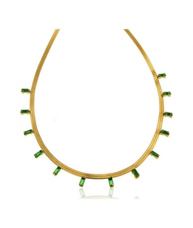 Collana catena piatta con...