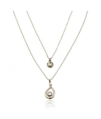 Collana doppio filo con...