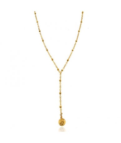 Collana con pendente sfera...