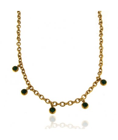 Collana con punti luce...