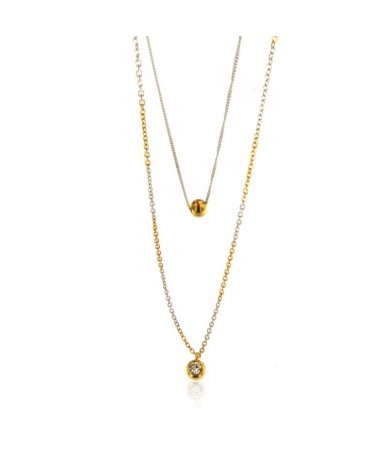 Collana bicolore doppio...